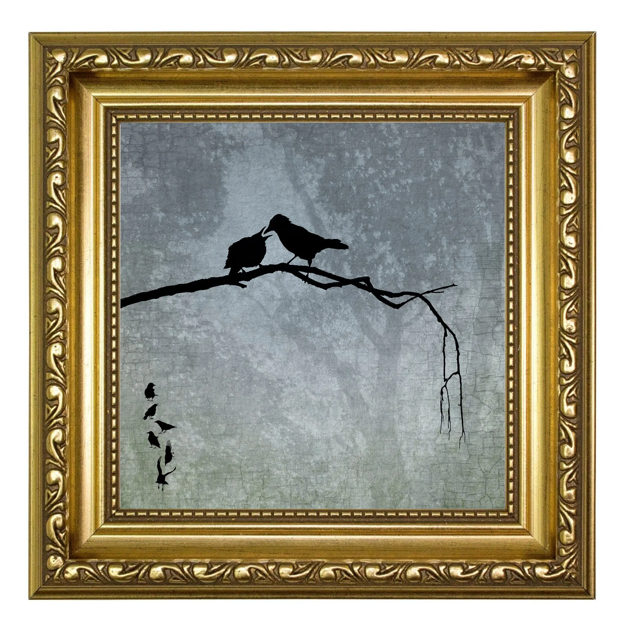 FAMILY - Fine Art Print, Blue Crow Series