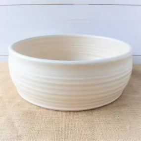 Farmhouse Ridges Serving Bowl - Handcrafted