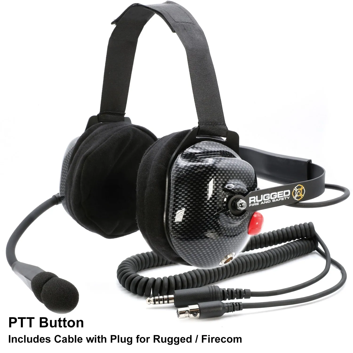 FHS Behind-The-Head Fire Safety Industrial Headset