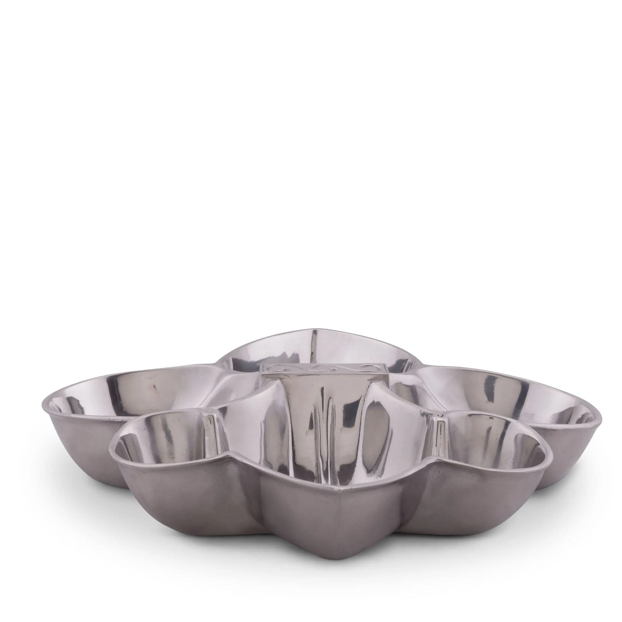 Fleur De Lis Serving Bowl 4 Compartment