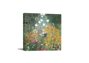 Flower Garden | Gustav Klimt Masters Classic Art in Gallery Wrapped Canvas | Various Sizes