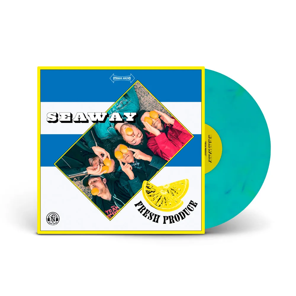 Fresh Produce - Clear with White, Easter Yellow and Cyan Blue Smoke LP