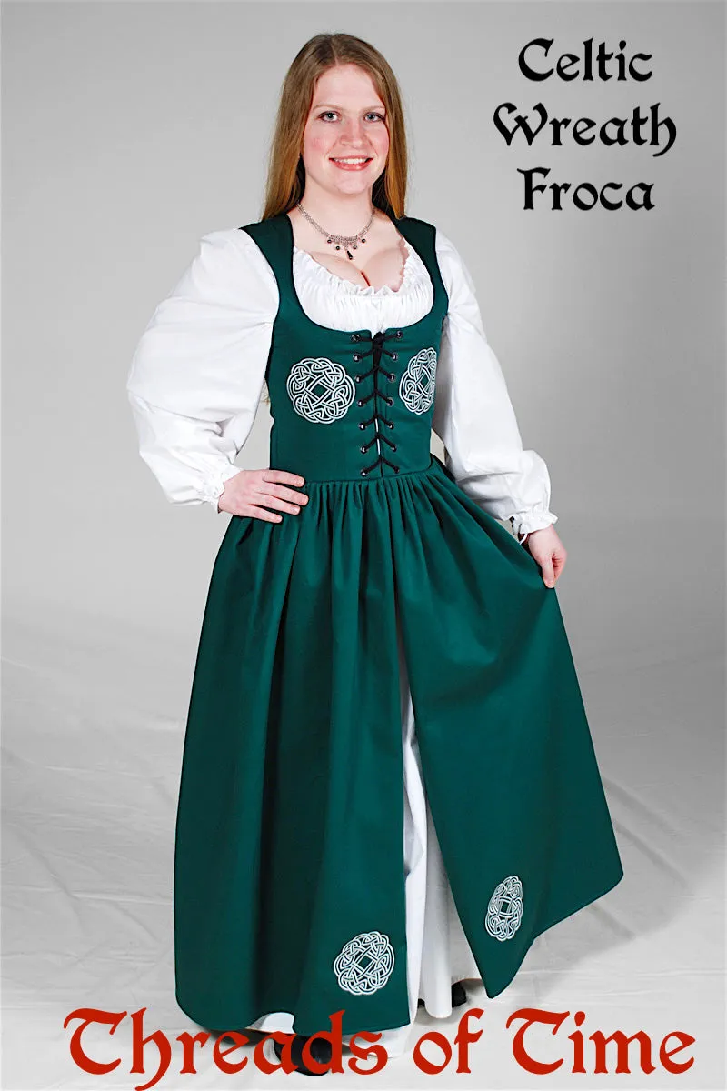 Froca - Plain, Celtic, Celtic Wreath (Irish Bog Dress)