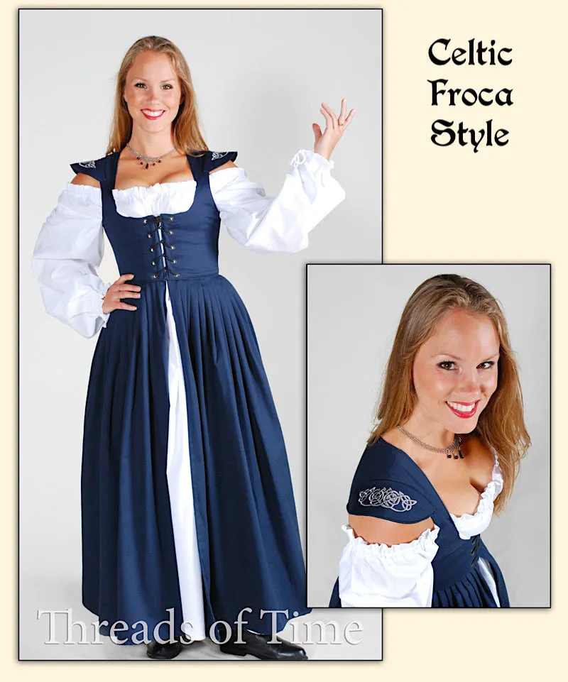 Froca - Plain, Celtic, Celtic Wreath (Irish Bog Dress)