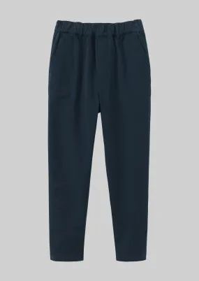 Gabi Cotton Pull On Trousers | Storm Blue