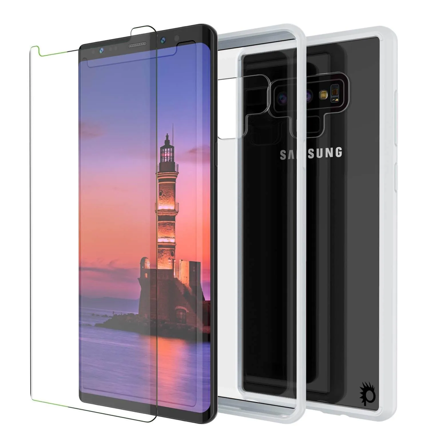 Galaxy Note 9 Punkcase Lucid-2.0 Series Slim Fit Armor White Case Cover