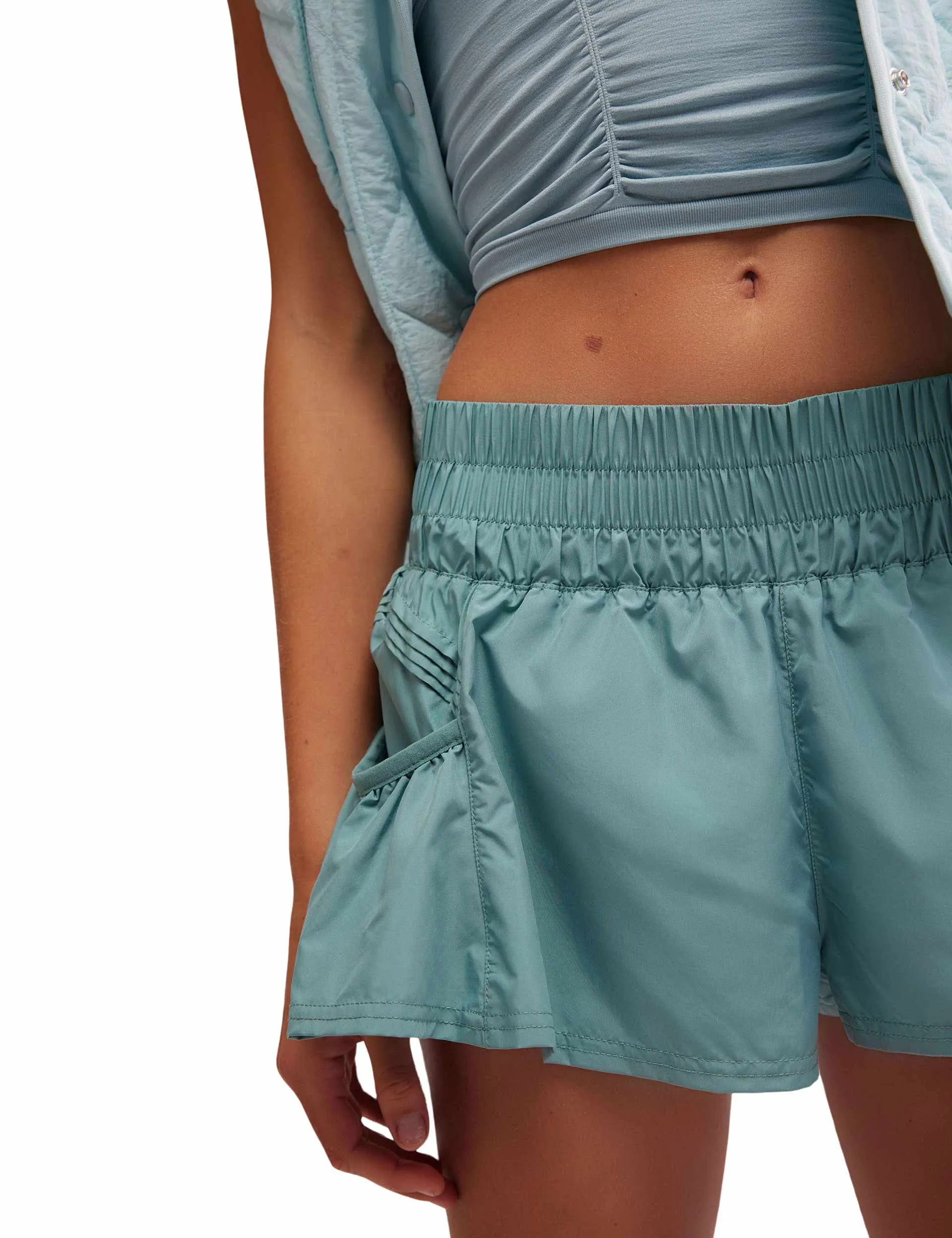 Get Your Flirt On Shorts - Eucalyptus