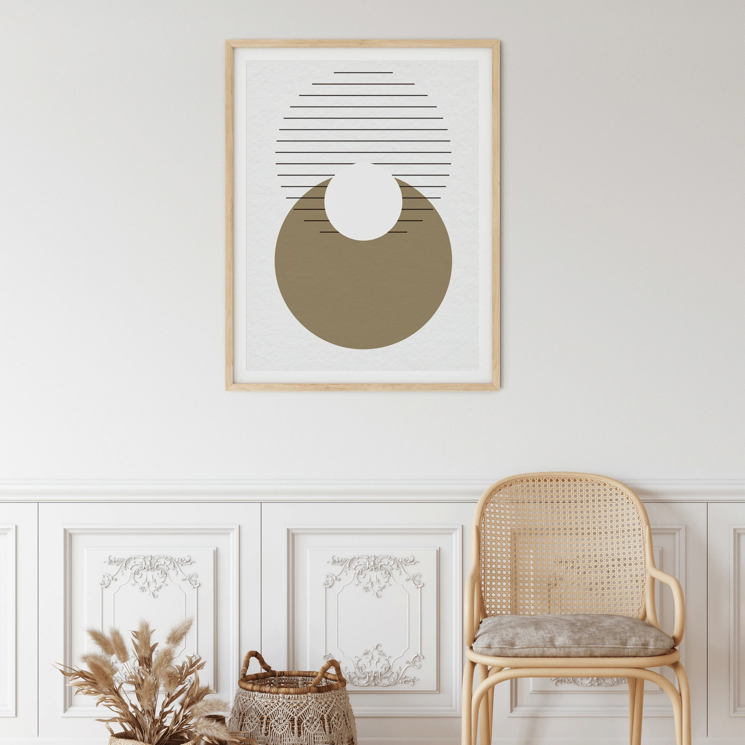 Golden Eclipse Art Print