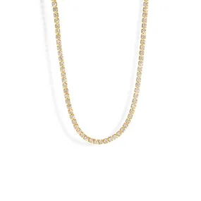 GOLDEN MILANO TENNIS NECKLACE