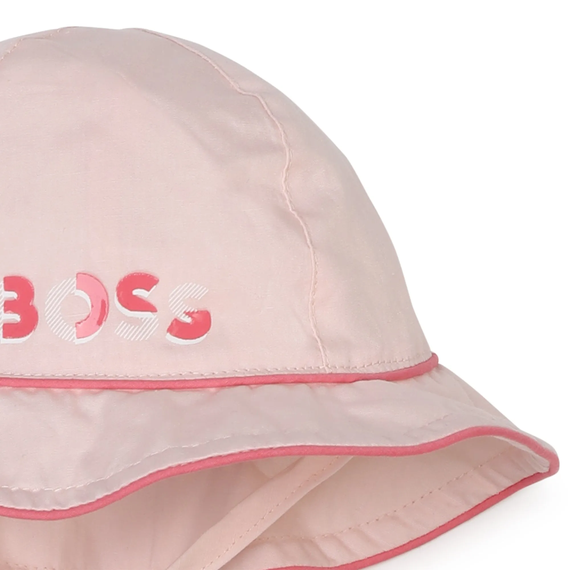 Gorro BOSS rosa para bebé nia