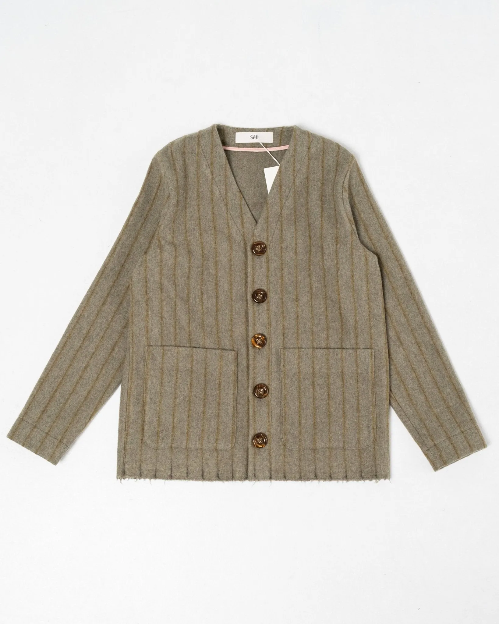 Gote Cardigan Abalone Stripe