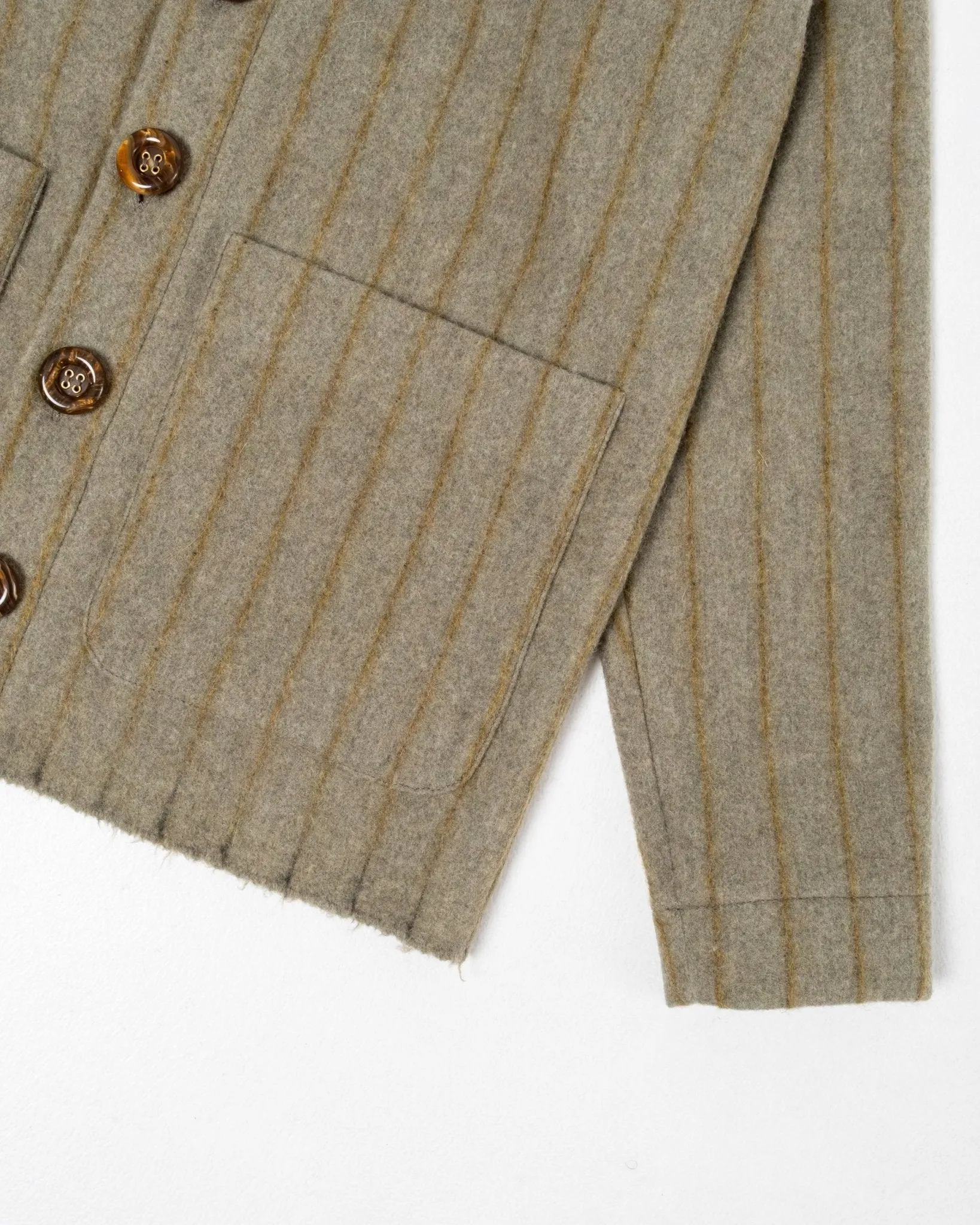 Gote Cardigan Abalone Stripe