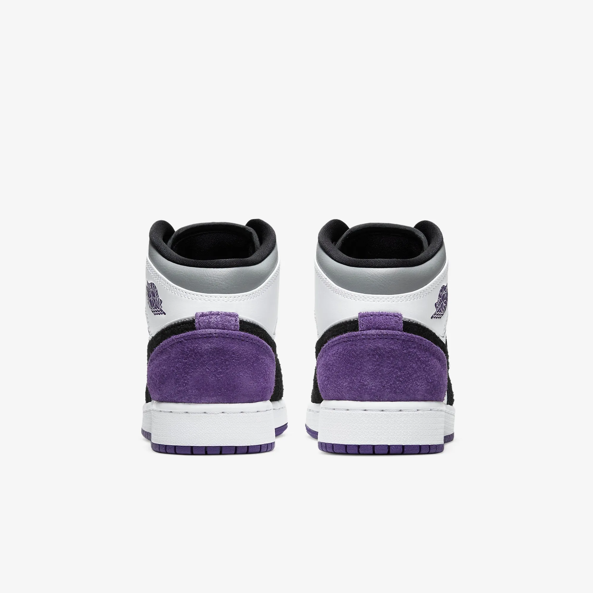 (GS) Air Jordan 1 Mid SE 'Union Court Purple Toe' (2020) BQ6931-105