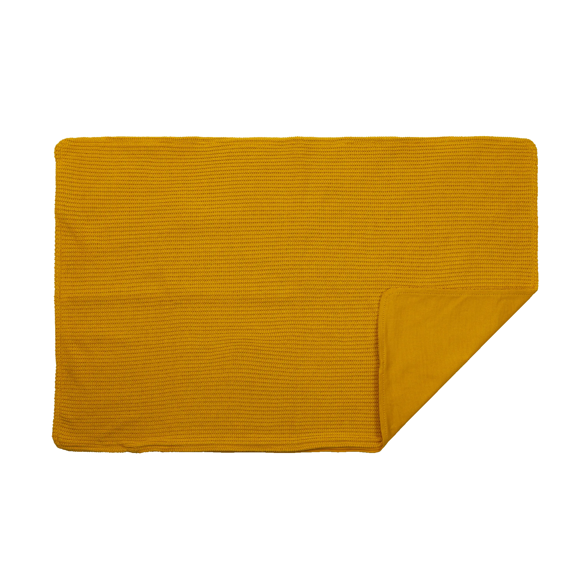 Hoes | 60x90 Knitted Ocher Yellow