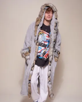 Hooded Wolverine Faux Fur House Robe