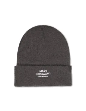 Isak Logo Ambas Beanie, Asphalt