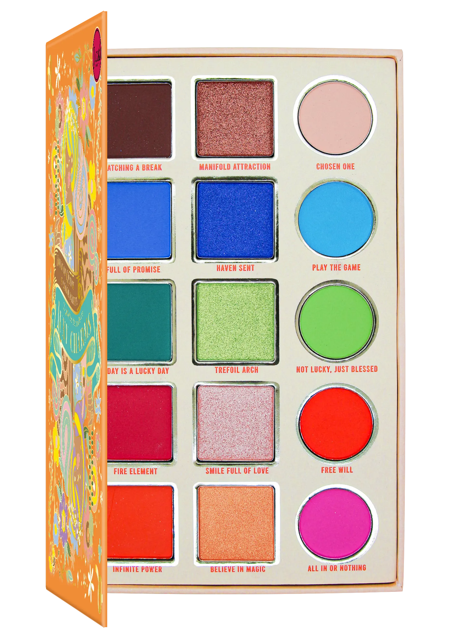 JCAT House of Queens Paleta de Sombras 15 Tonos