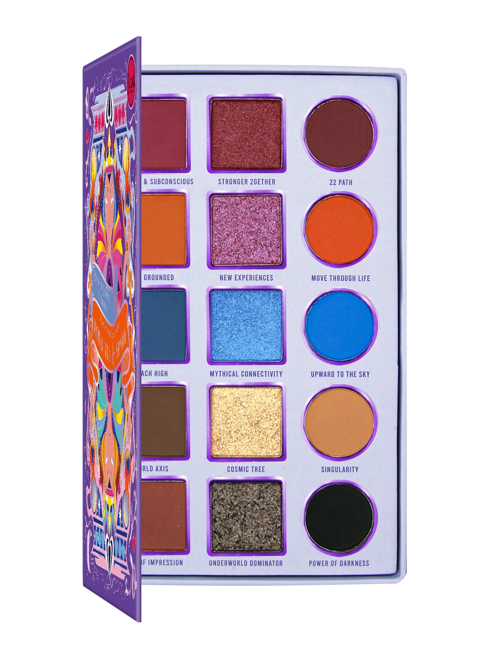 JCAT House of Queens Paleta de Sombras 15 Tonos