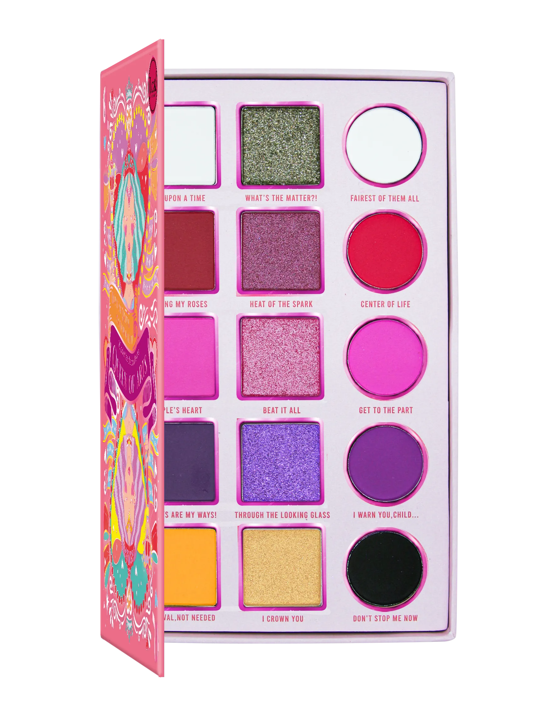 JCAT House of Queens Paleta de Sombras 15 Tonos