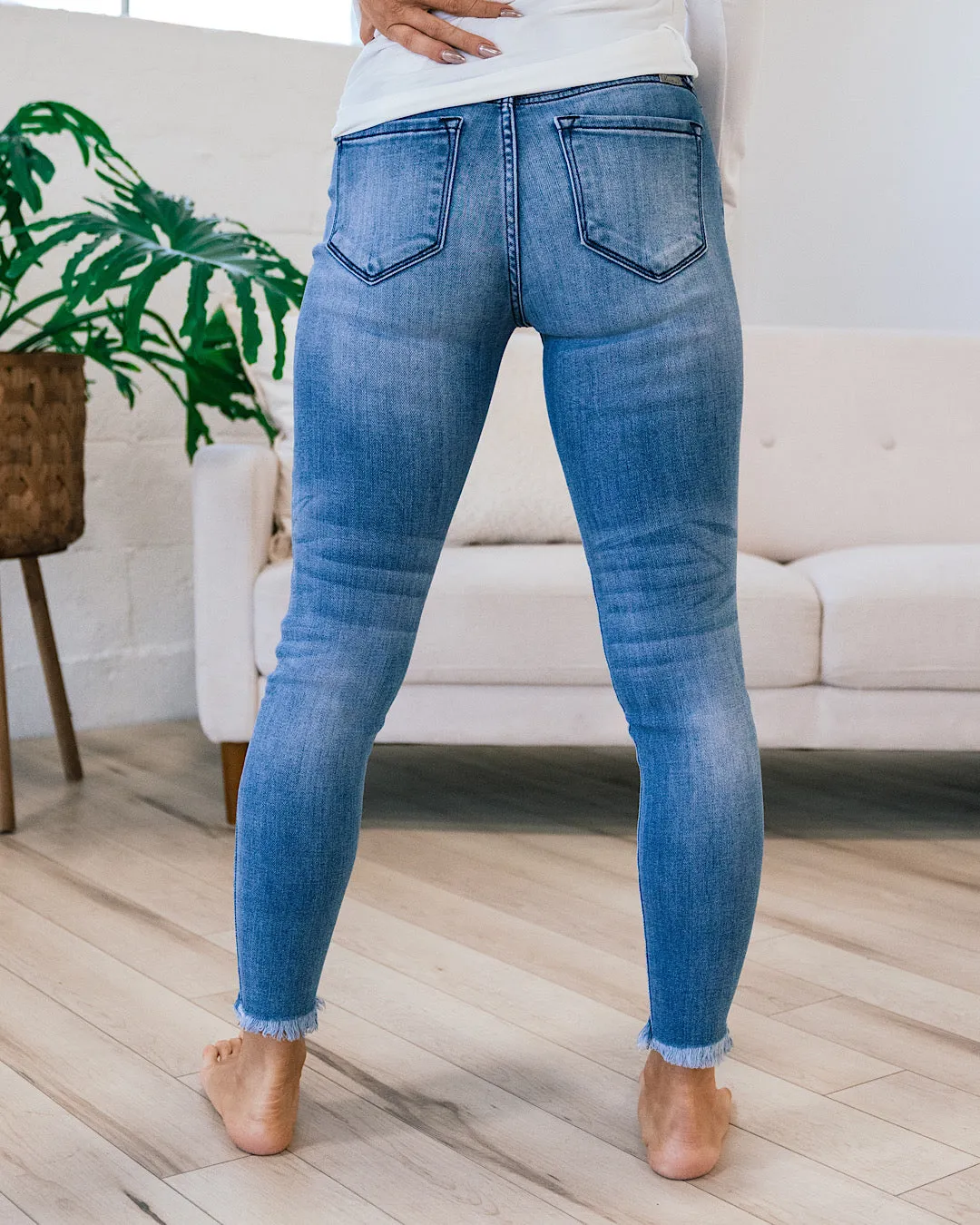 KanCan Maren Button Up Distressed Jeans FINAL SALE