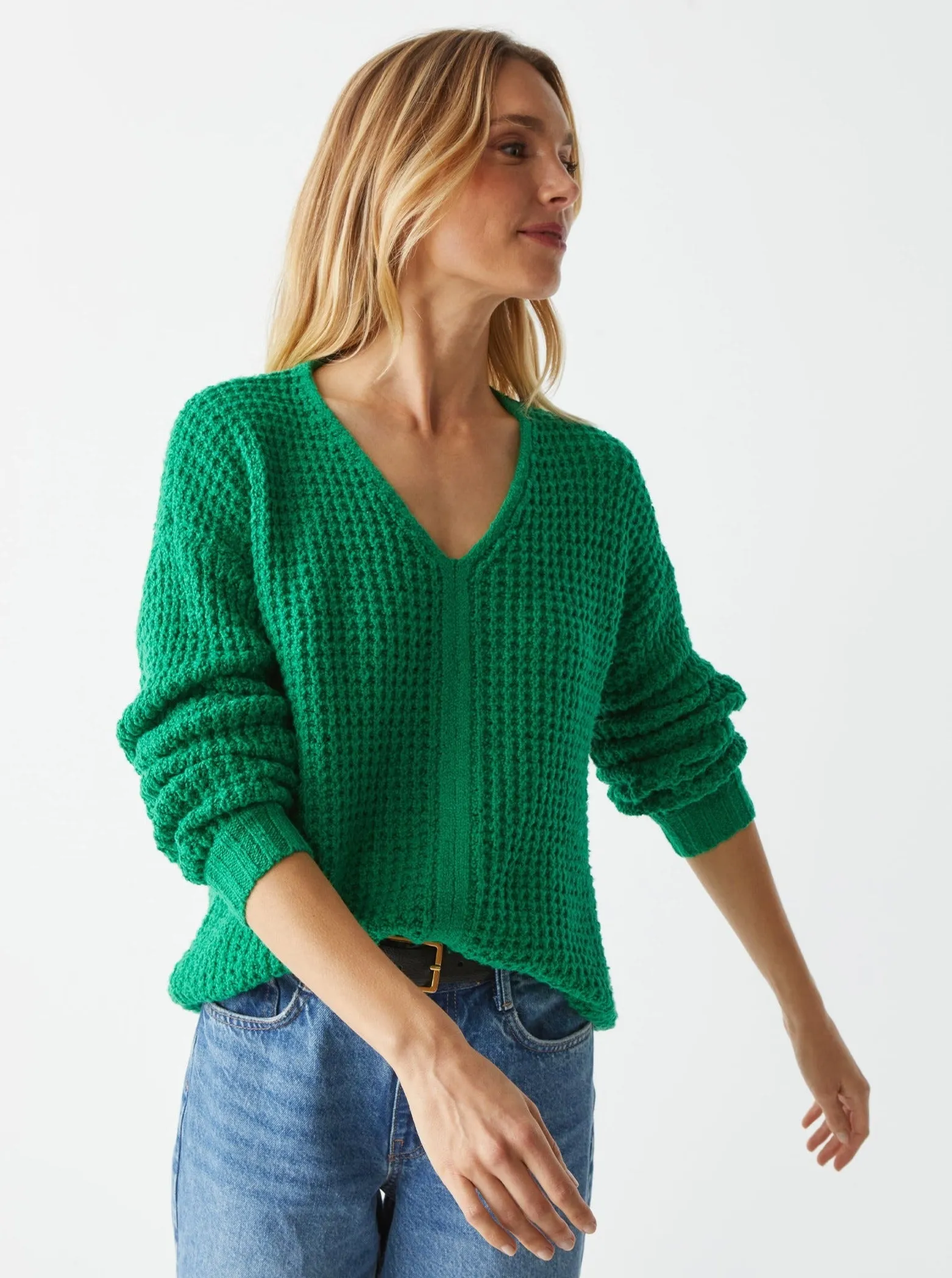 Kelsie Pullover Sweater - Kelly