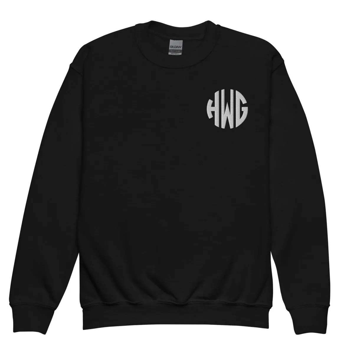 Kids Monogrammed Crewneck Sweatshirt