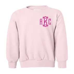 Kids Monogrammed Crewneck Sweatshirt