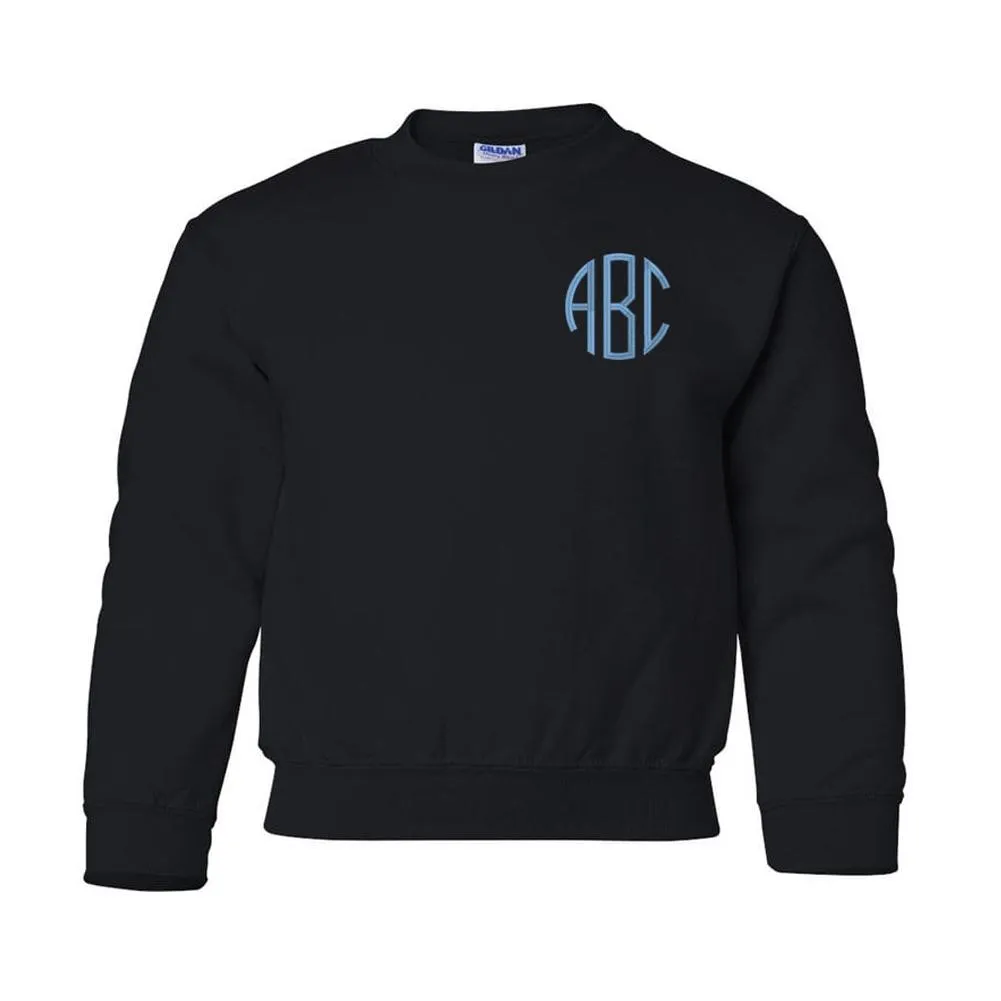 Kids Monogrammed Crewneck Sweatshirt