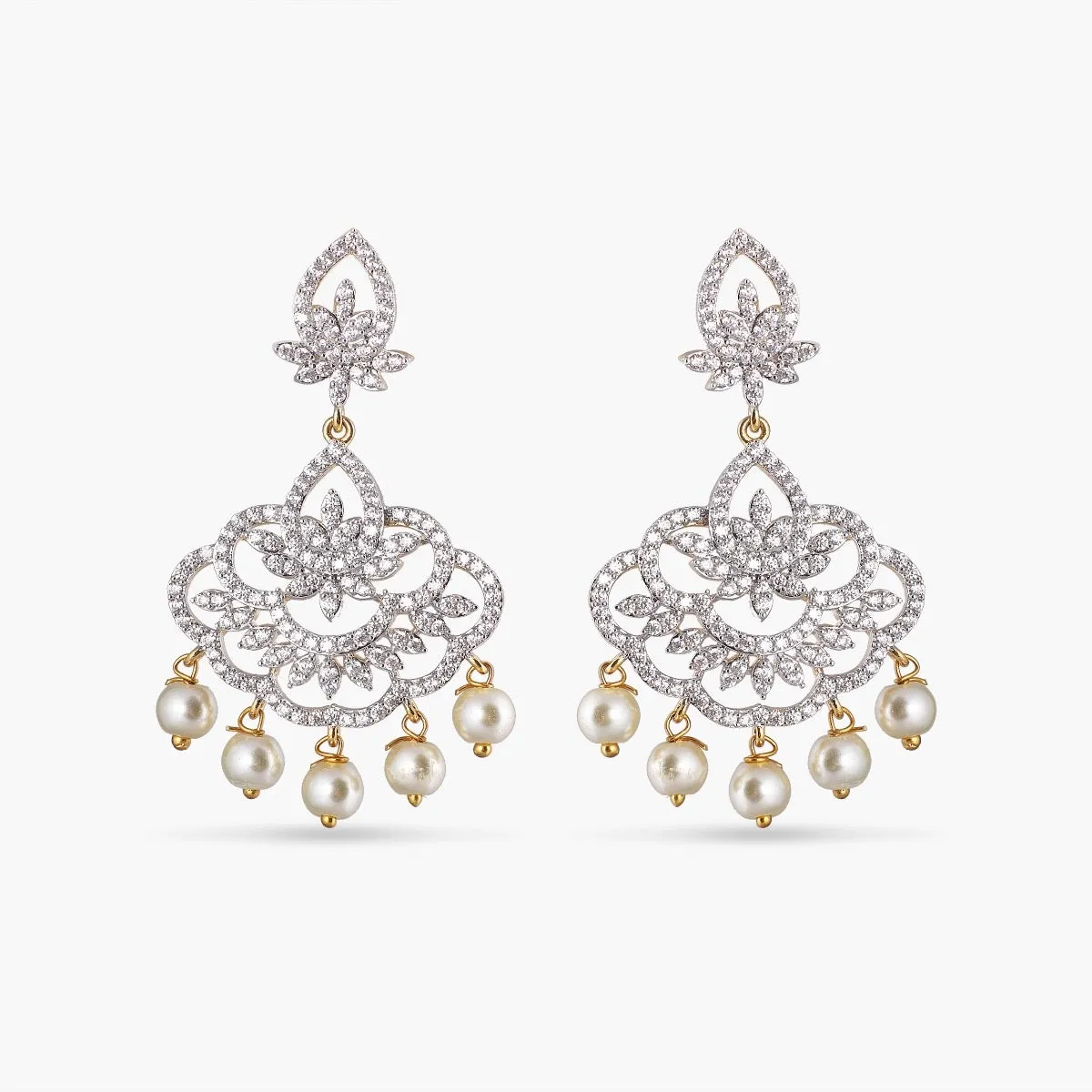 Kuhu Nakshatra CZ Earrings