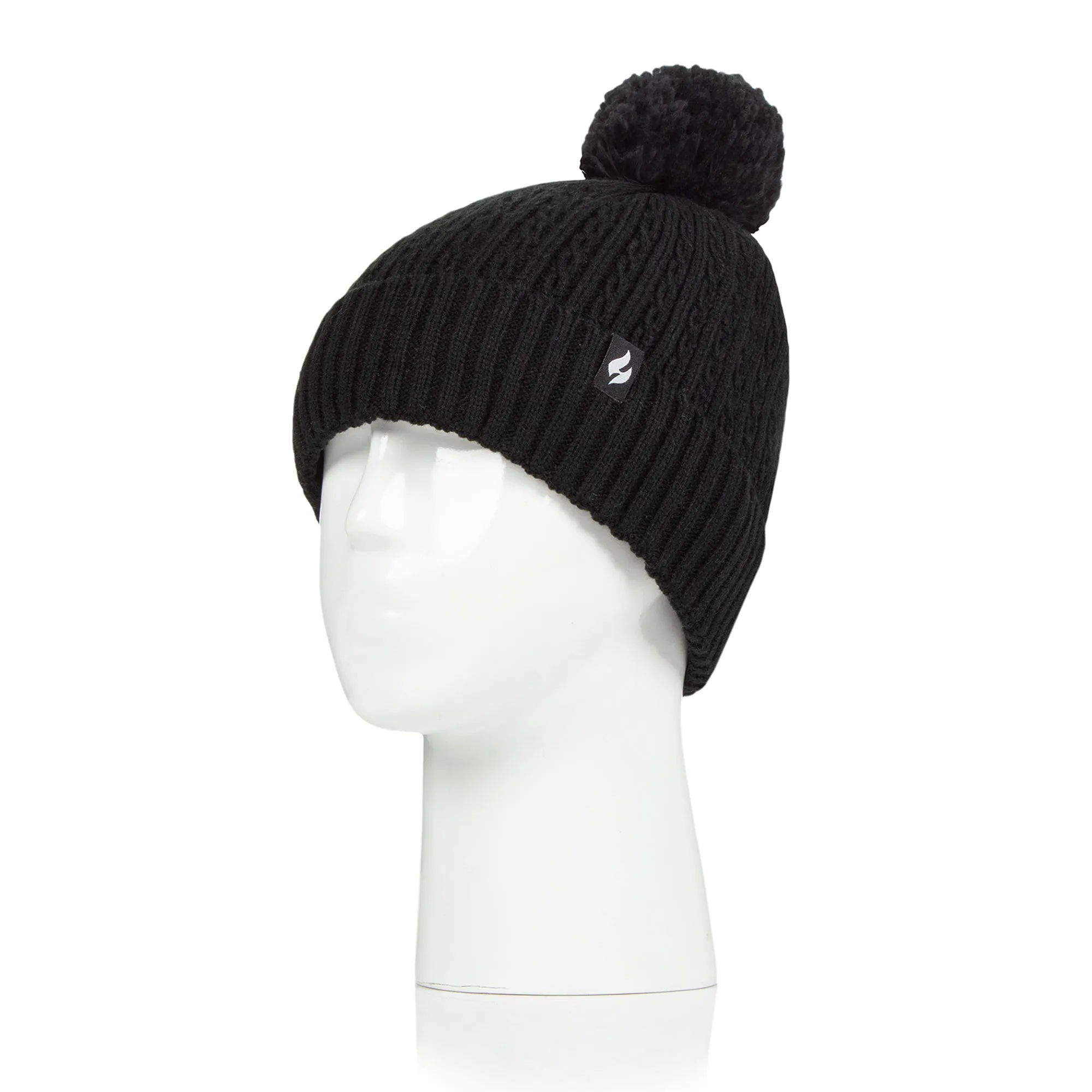 Ladies Ellery Pom Pom Hat - Black