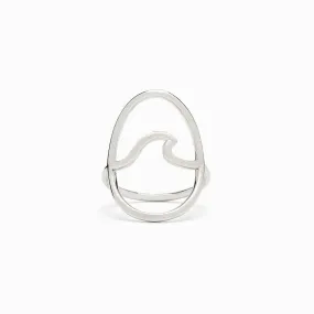 Large Wave Ring - Size 6