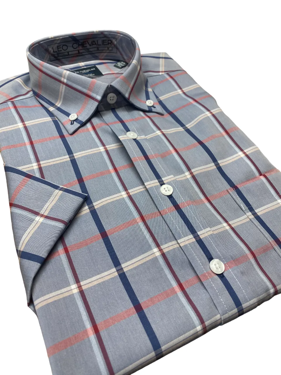 Leo Chevalier Short Sleeve Sport Shirt - 622385 9300