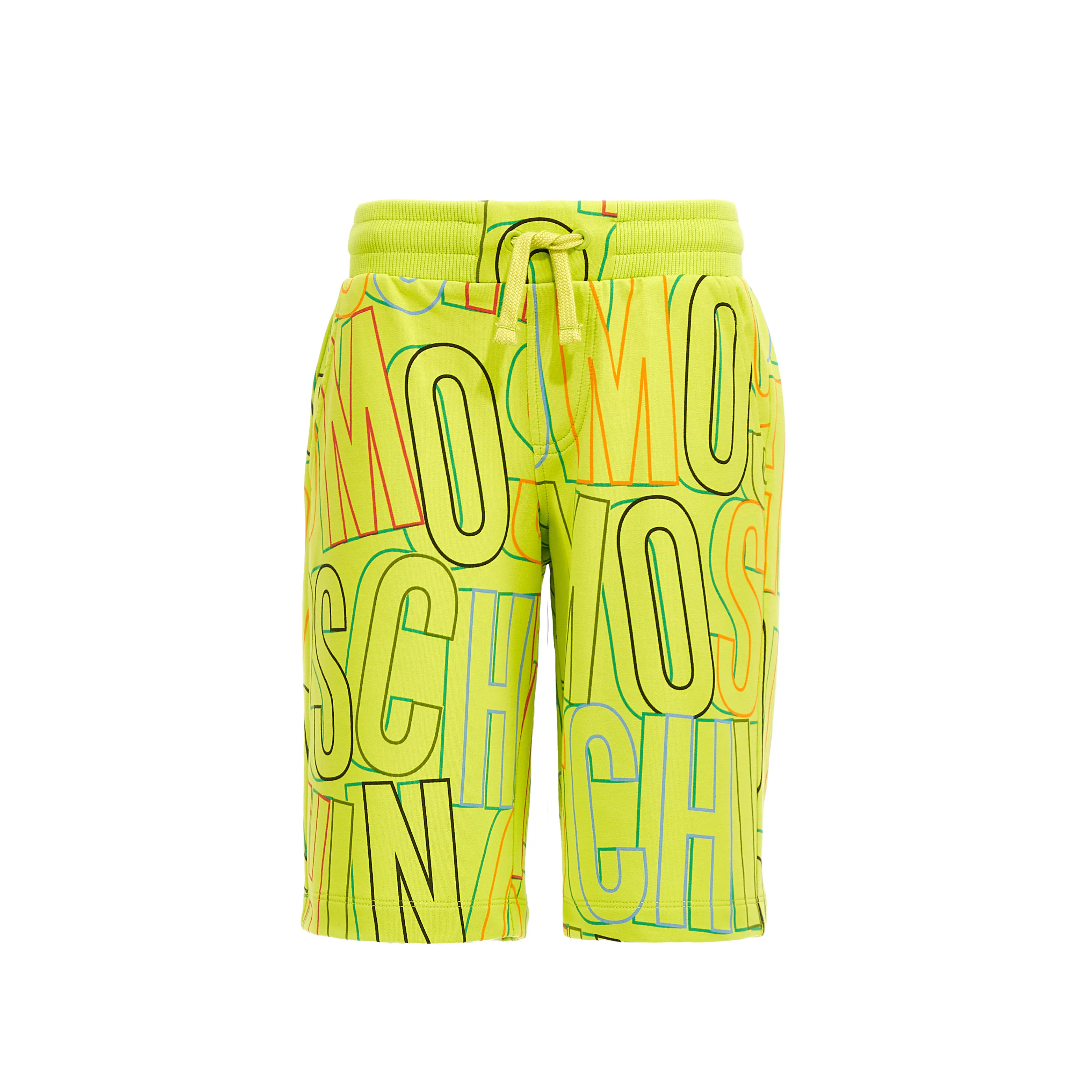 Lime Maxi Logo Shorts