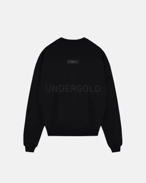 Line Logo Crewneck Black