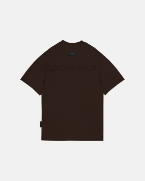 Line Logo Tshirt Brown