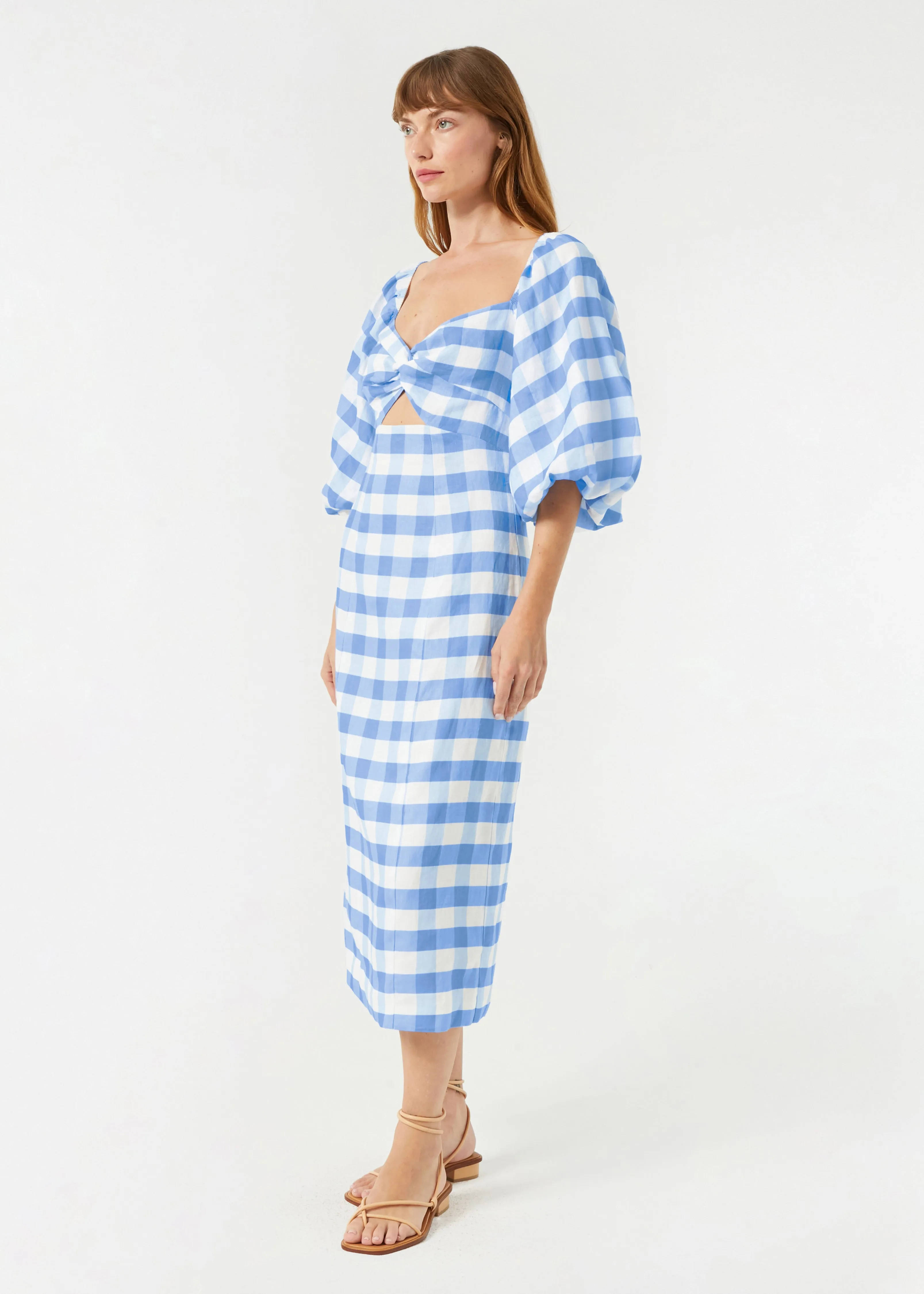 Linen Noa Dress | Toulouse Gingham Grande