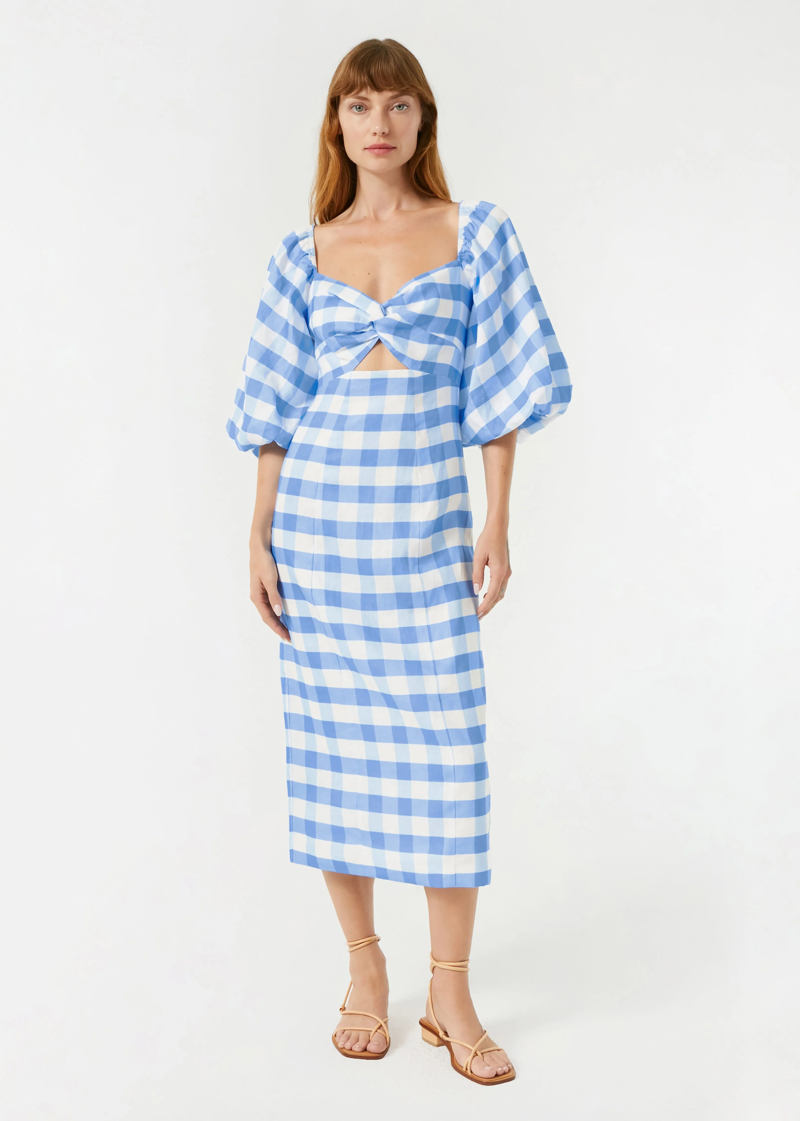 Linen Noa Dress | Toulouse Gingham Grande