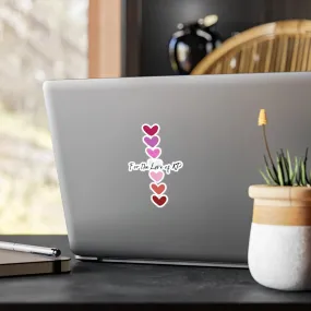 Love XP Hearts Kiss-Cut Vinyl Decals