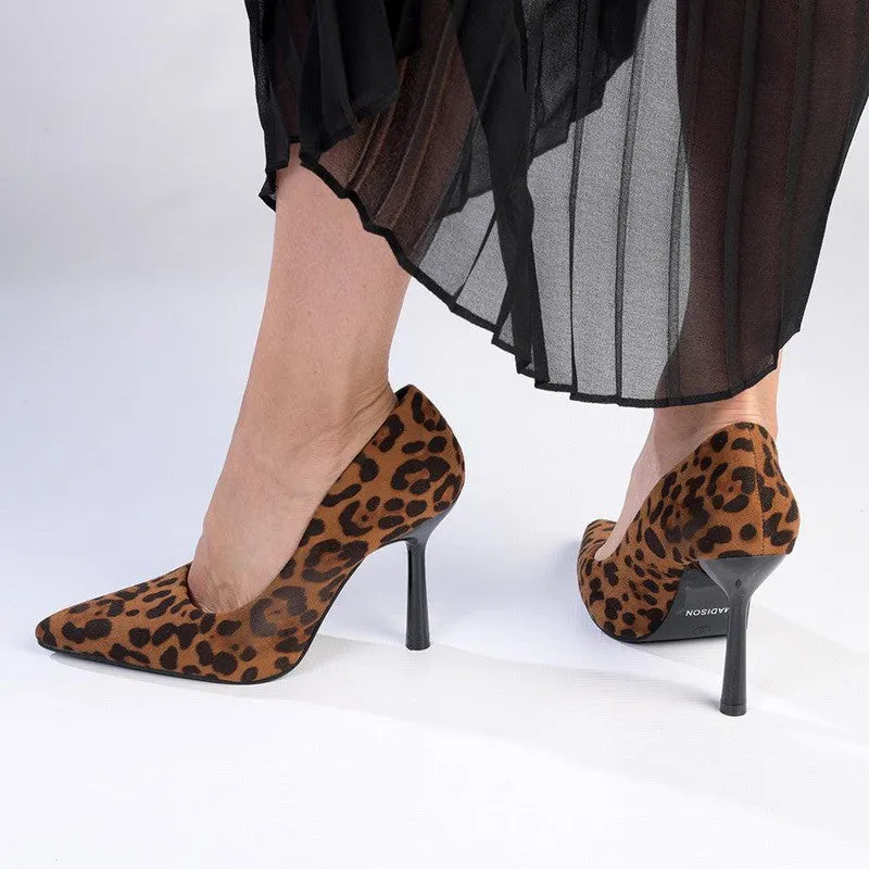 Madison Lila 4 Hourglass Heels - Leopard