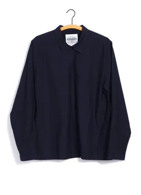 MAGNE | Casual Pull-on Shirt | Blue