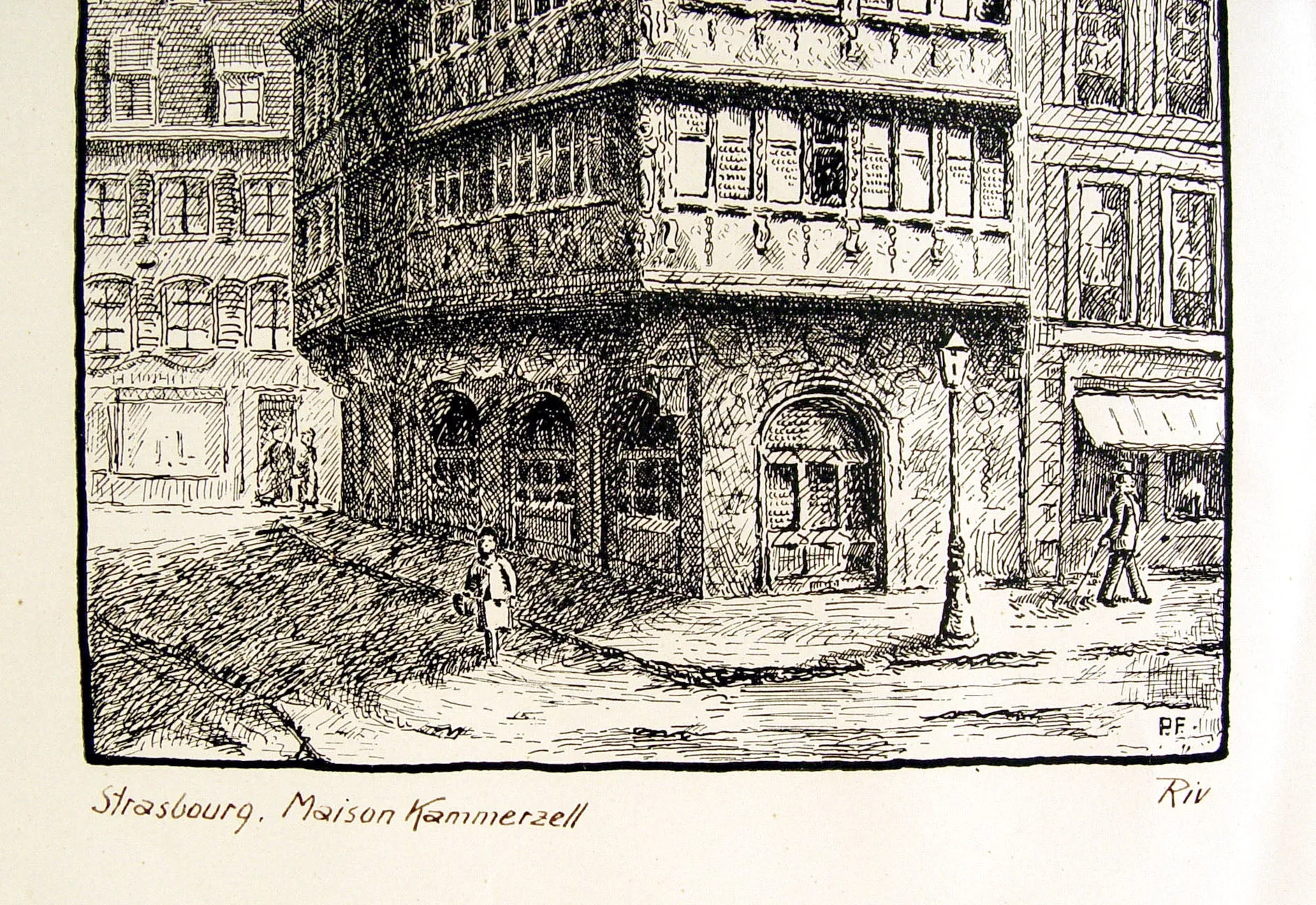 Maison Kammerzell Lithograph Print