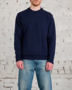 Maison Margiela Gauge 5 Shetland Sweater Navy