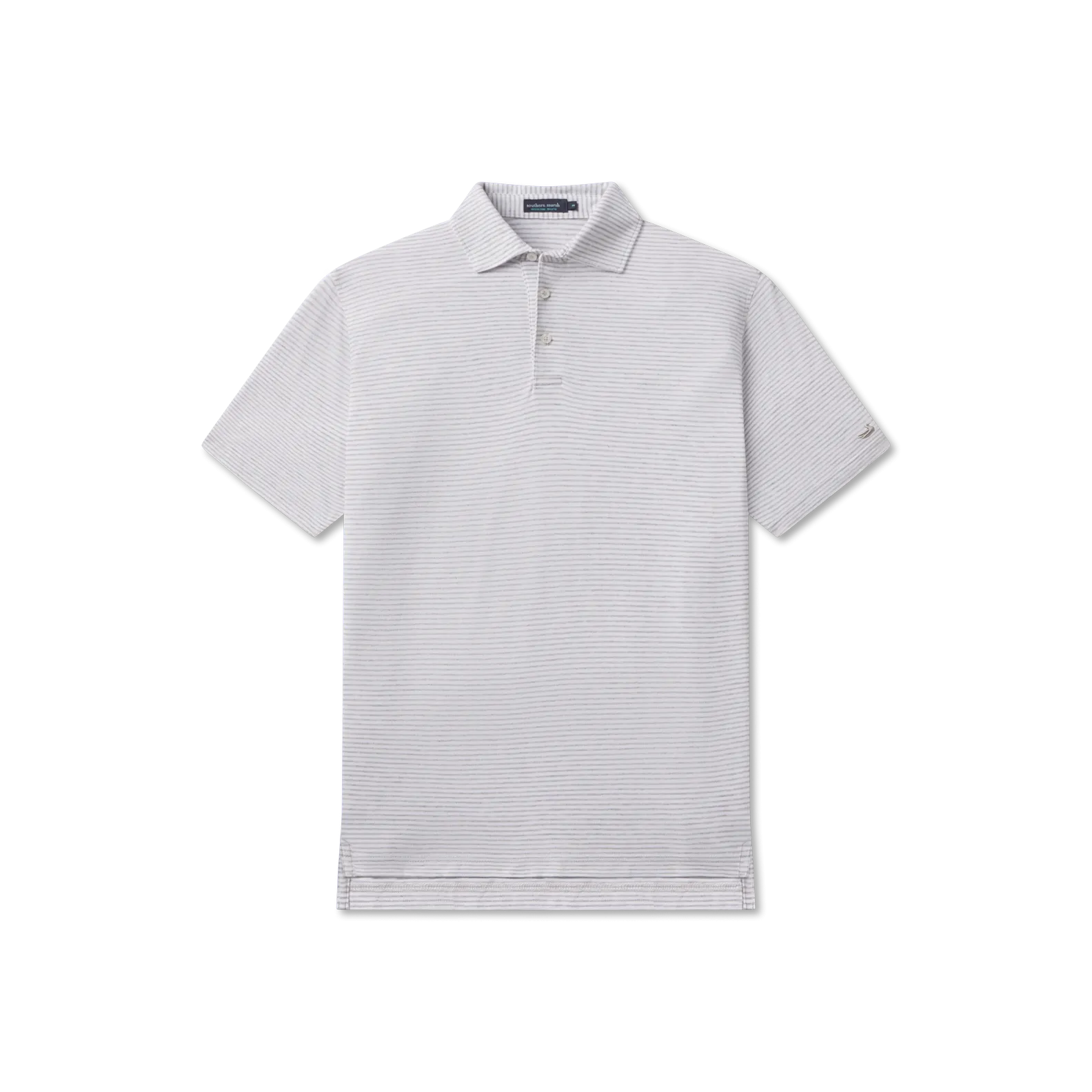 MarshLUX Mangrove Stripe Pique Polo