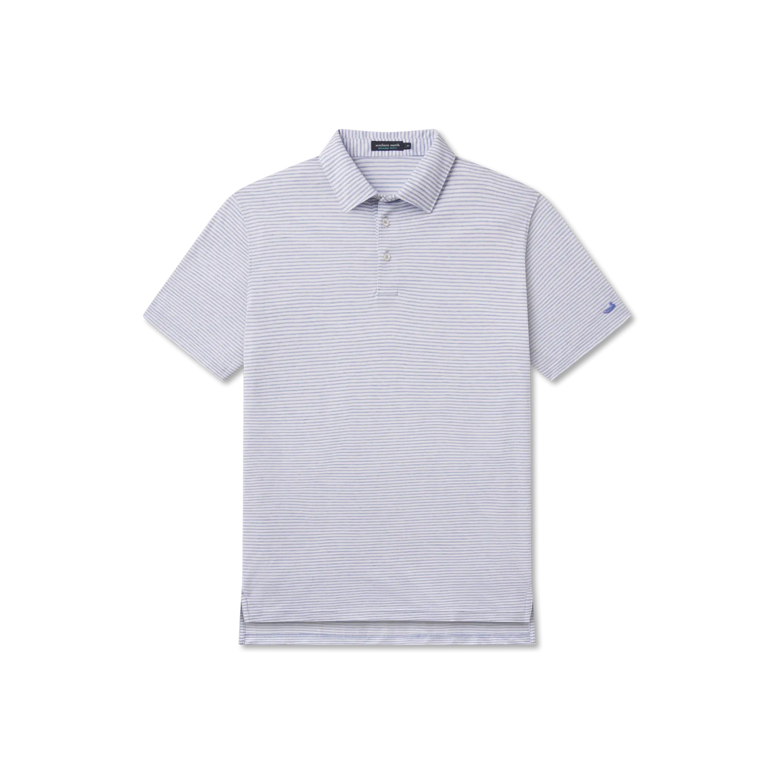 MarshLUX Mangrove Stripe Pique Polo