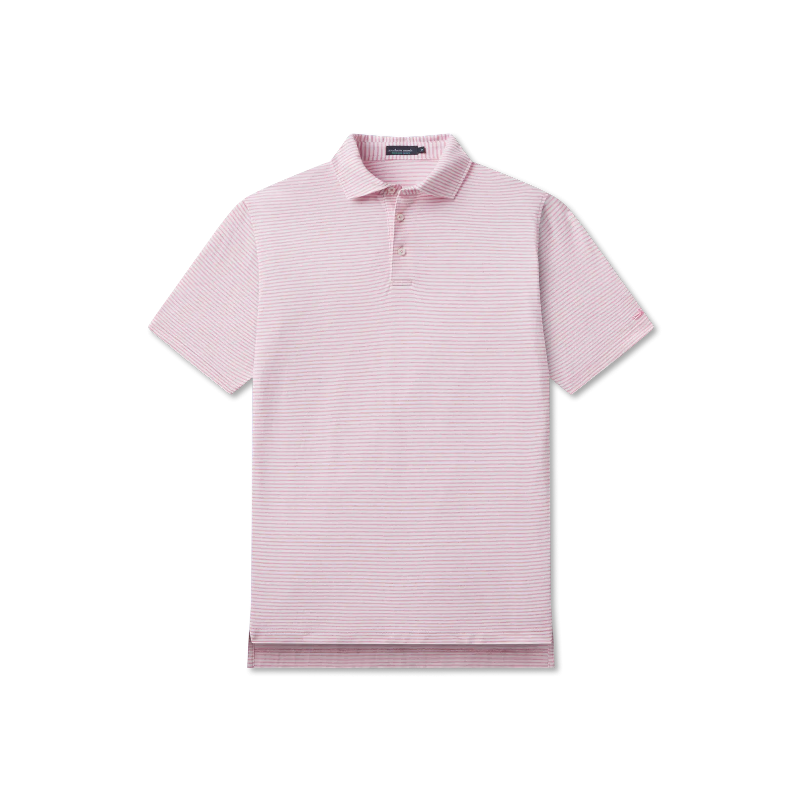 MarshLUX Mangrove Stripe Pique Polo