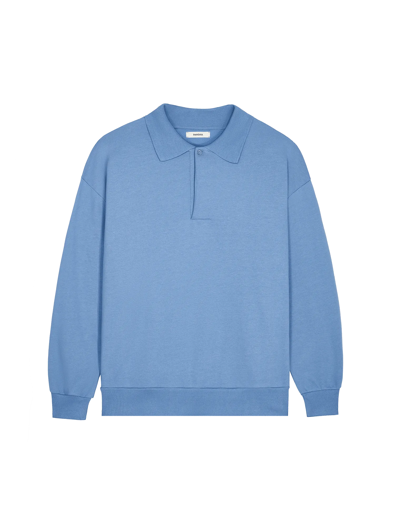 Mens DNA Heavyweight Polo Sweatshirt—summit blue