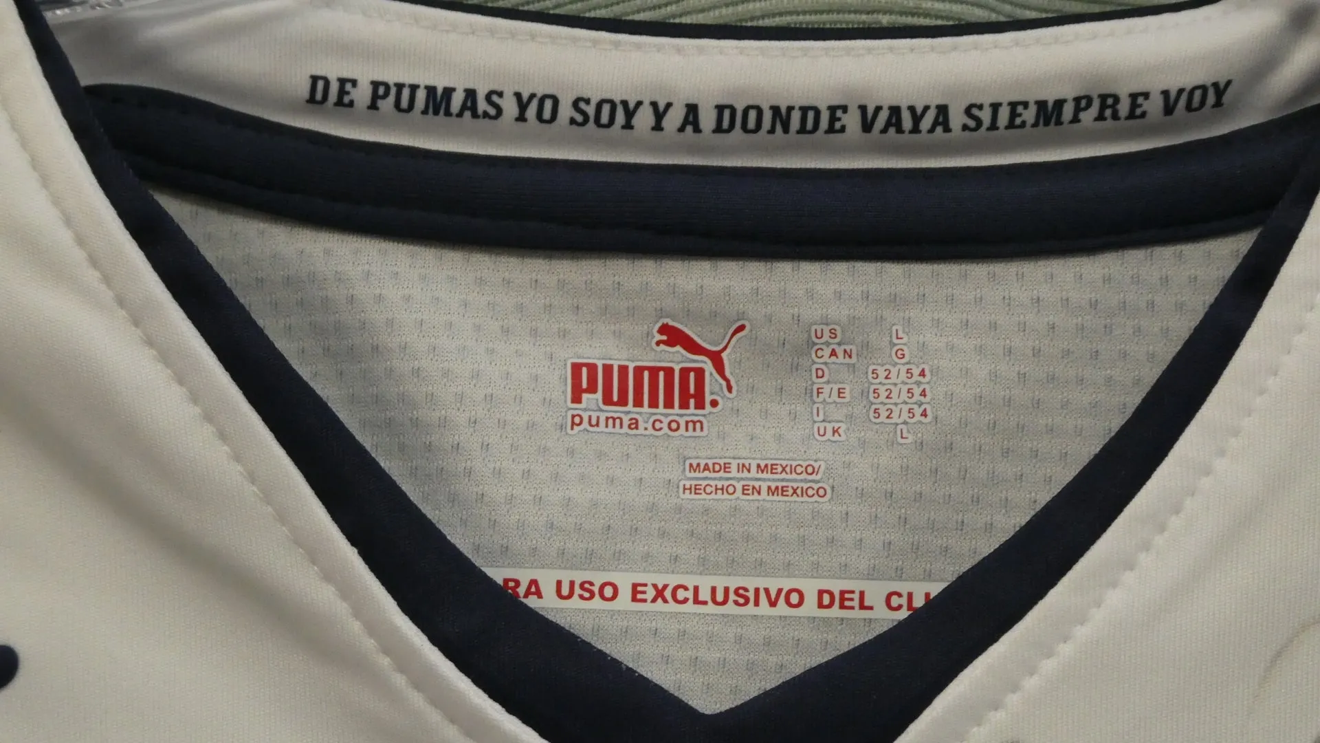 Mexico City Pumas Autographed Jersey