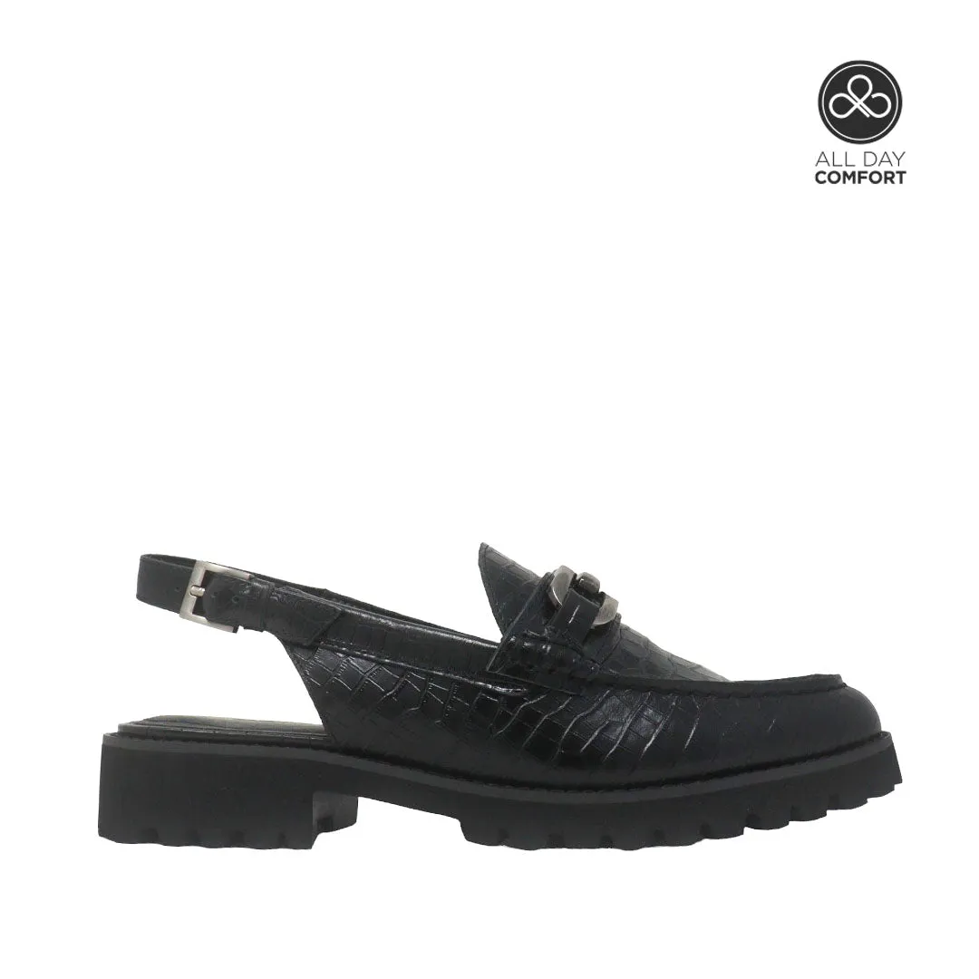 Mocasines Mayrra negro para mujer