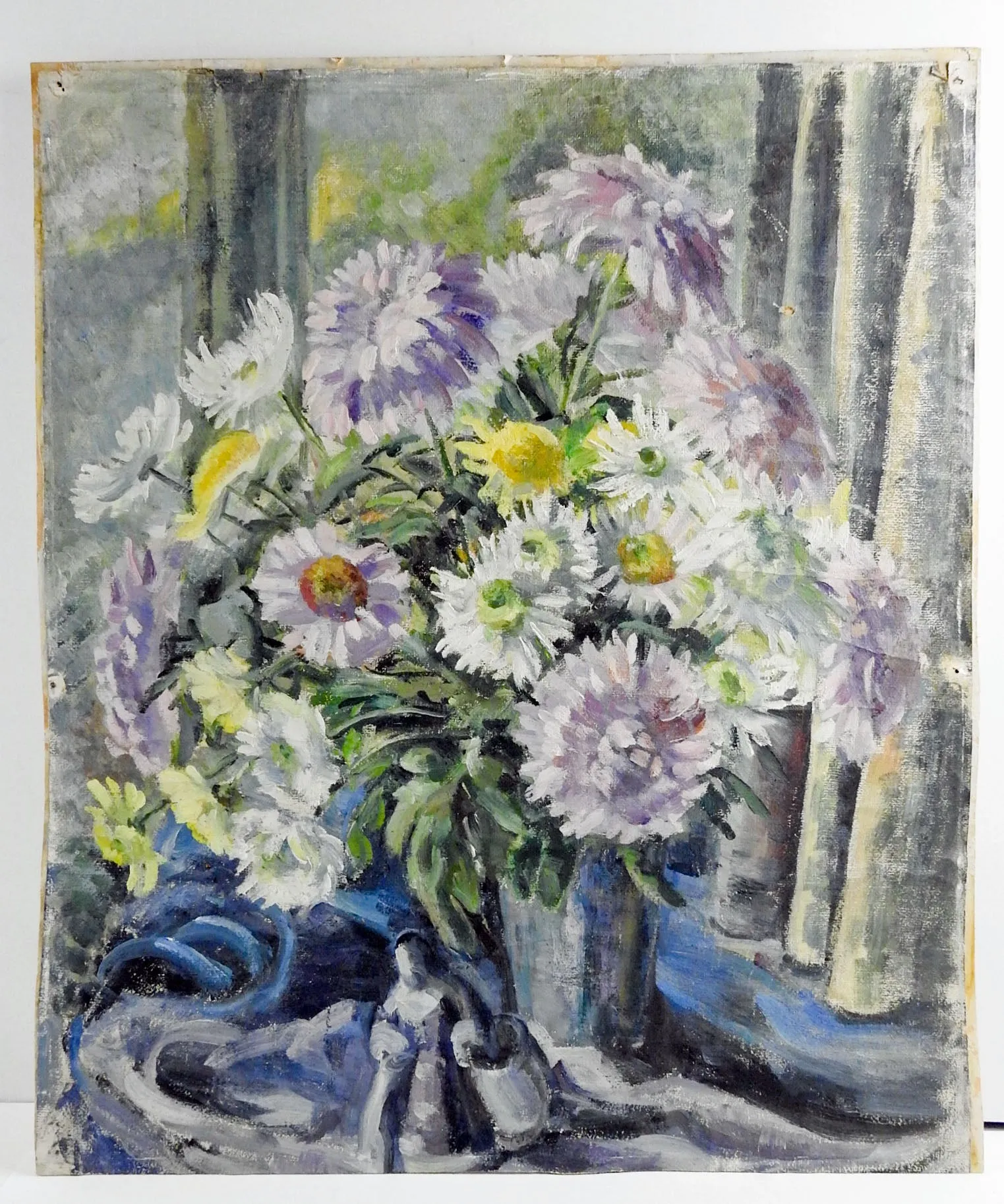 Modernist Floral Still Life Painting