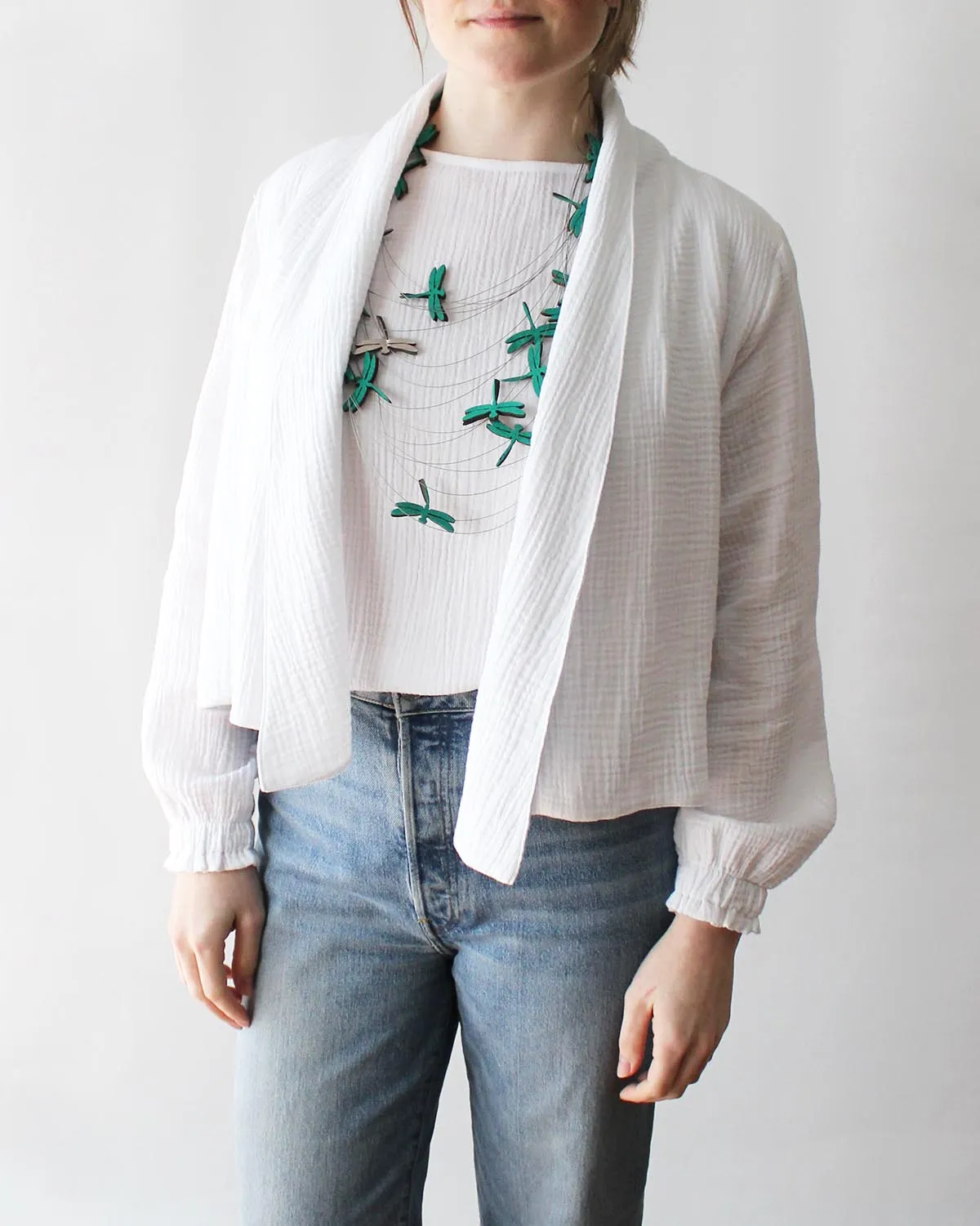 Muslin Short Cardigan